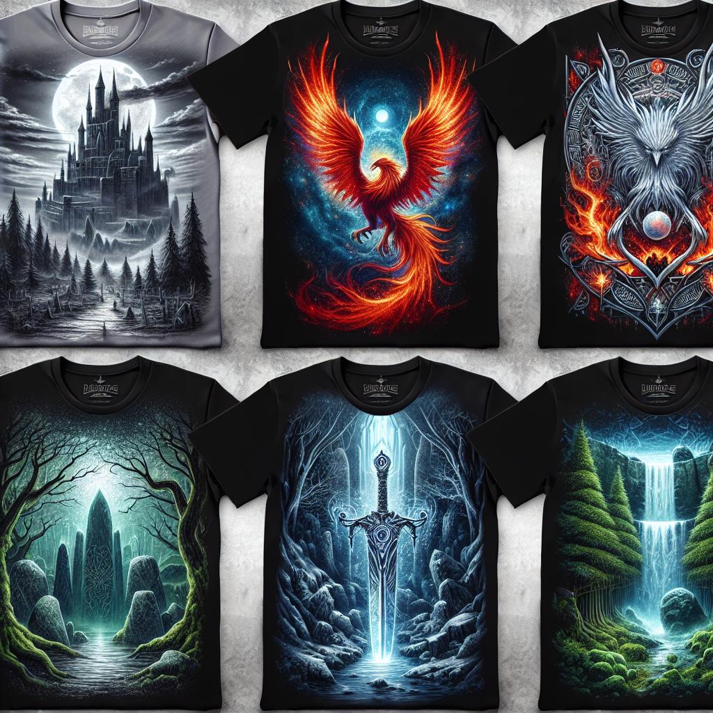1: Metalová trička s unikátními motivy