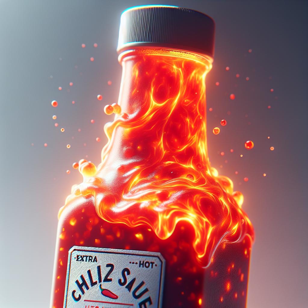 1: Chilli omáčka s extra pálivostí