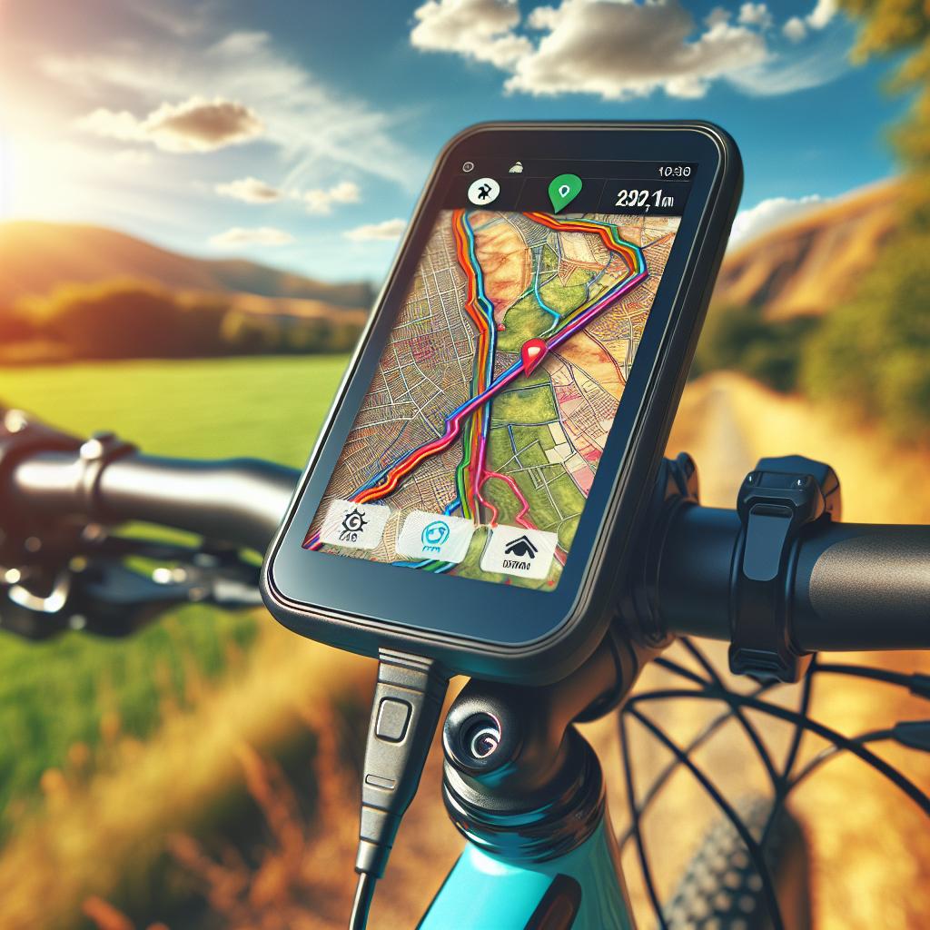 1: GPS cyklonavigace pro přesné trasy